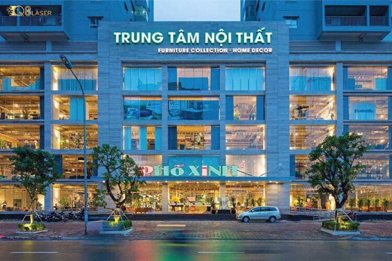 Bảng hiệu gara ô tô nổi bật dễ nhận diện ban đêm