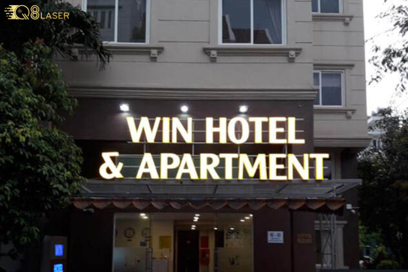 Bảng hiệu khách sạn đẹp, nâng tầm thương hiệu