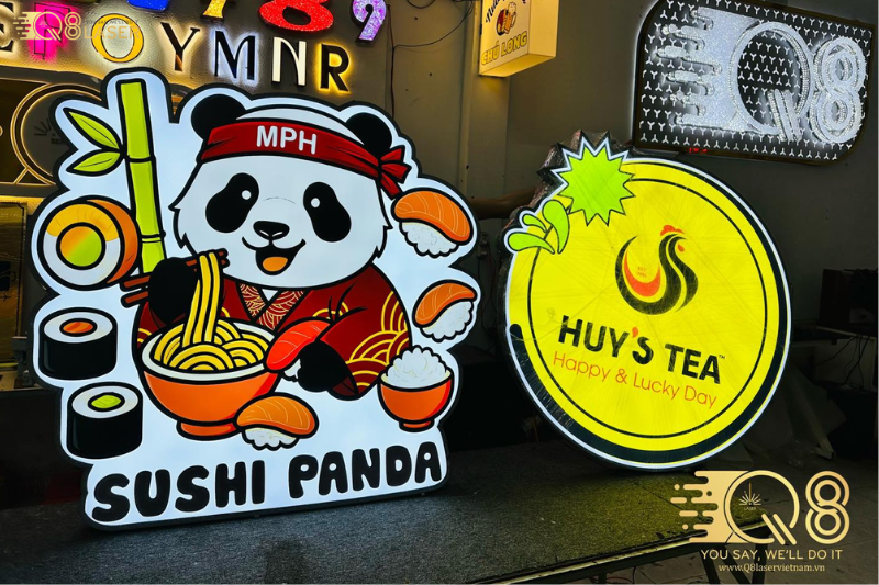 Bảng hiệu kinh doanh rõ ràng, dễ nhận diện