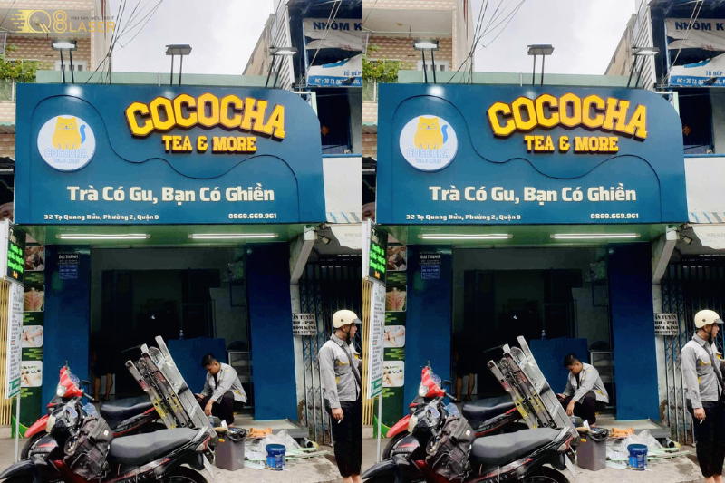 Bảng hiệu kinh doanh thu hút ánh nhìn