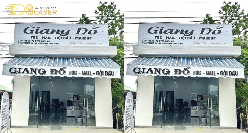 Bảng hiệu makeup đẹp, nổi bật