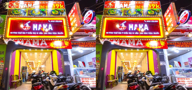 Bảng hiệu nhà hàng thiết kế nổi bật, thu hút khách ngay từ xa