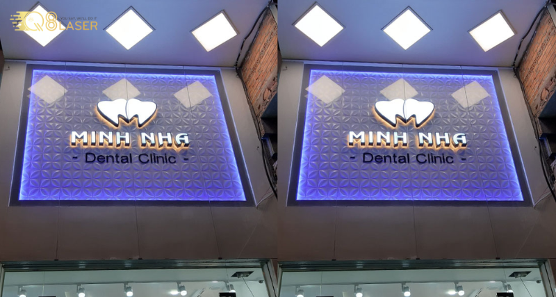 Biển răng hàm mặt phù hợp nhiều mô hình phòng khám