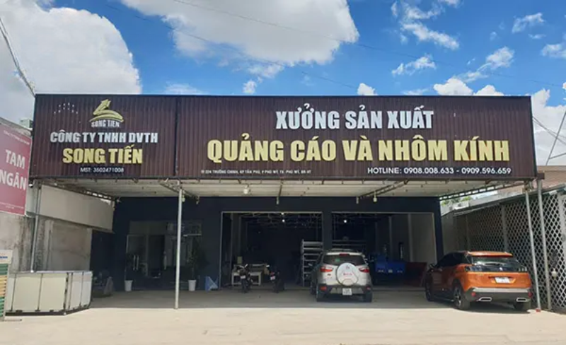 Bảng hiệu nhôm Xingfa cao cấp