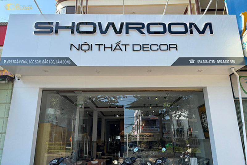 Bảng hiệu nội thất kết hợp quảng cáo ô tô tốt nhất