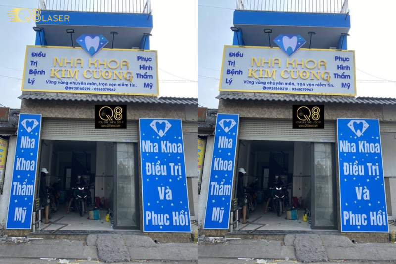 Bảng hiệu phòng khám đẹp tạo thiện cảm khách hàng