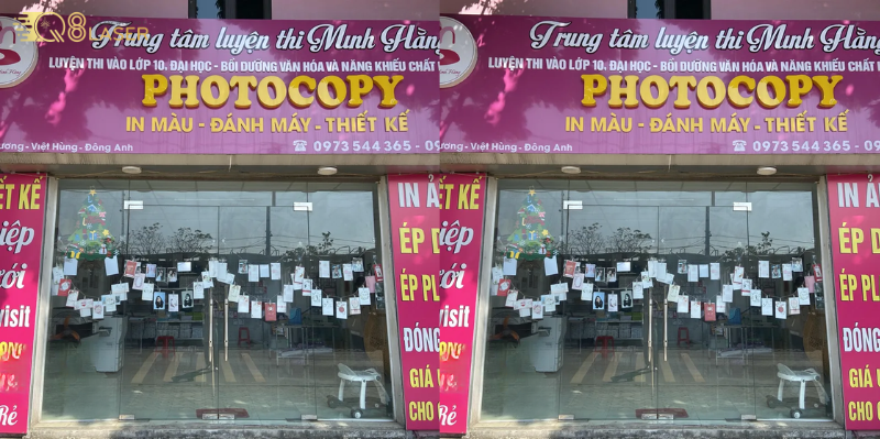 Bảng hiệu photocopy đẹp, dễ đọc ban ngày