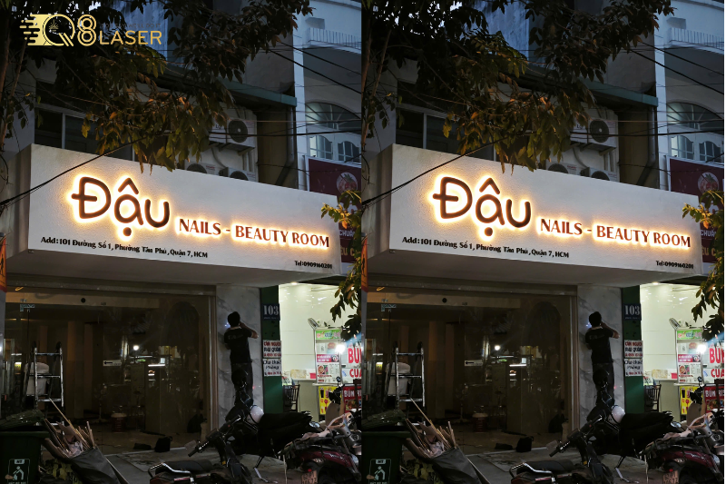 Bảng hiệu Quận 9 thiết kế theo yêu cầu