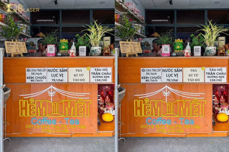 Bảng hiệu quán ăn vặt dễ kinh doanh