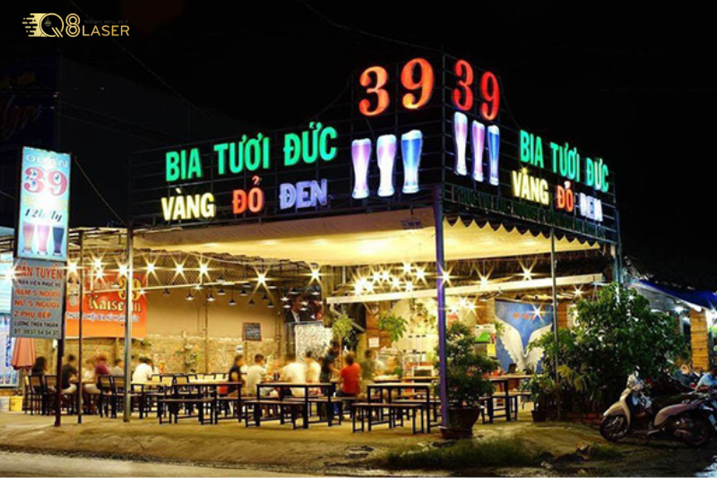 Bảng hiệu quán nhậu bình dân giá tốt, bền đẹp theo thời gian