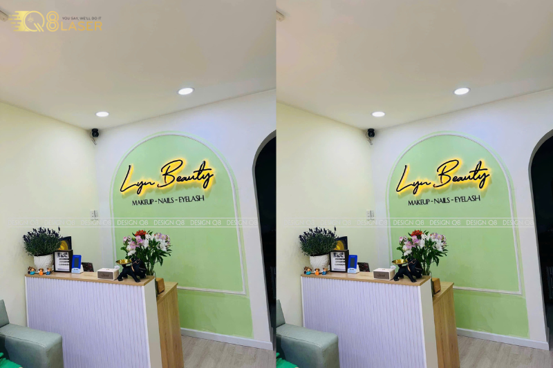 Bảng hiệu quảng cáo phun xăm nổi bật thương hiệu