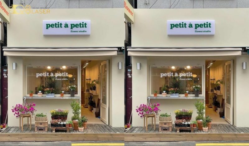 Bảng hiệu shop hoa tươi tinh tế