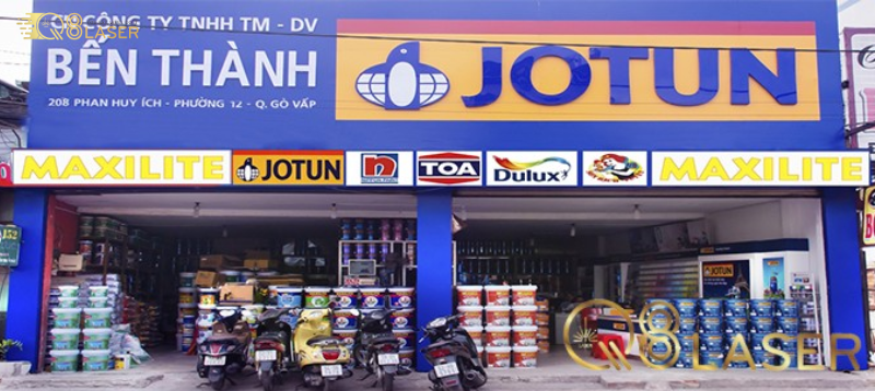 Bảng hiệu sơn nước bền màu, thẩm mỹ cao.