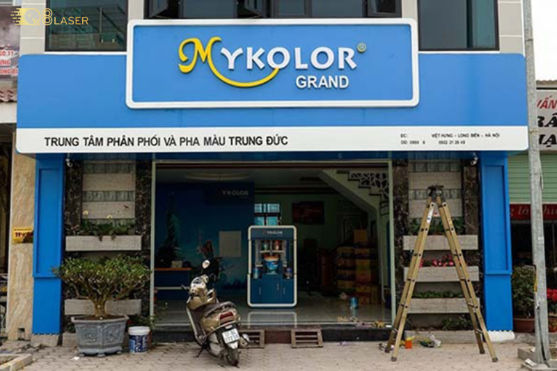 Bảng hiệu sơn nước thiết kế theo yêu cầu.