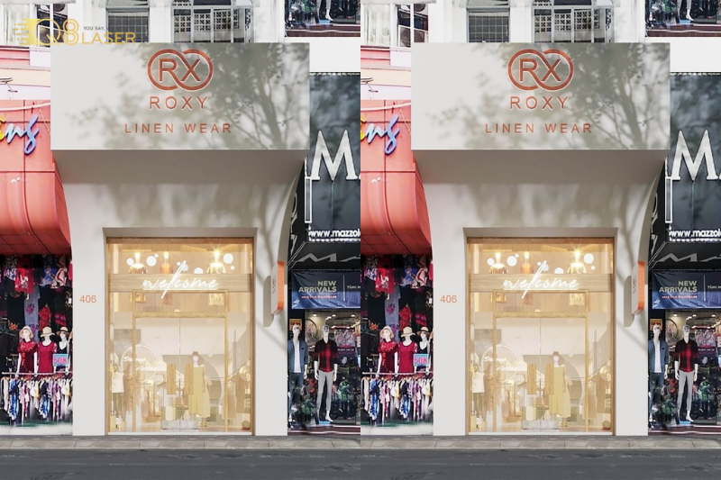 Bảng hiệu sửa quần áo đơn giản, rõ ràng, dễ nhận biết