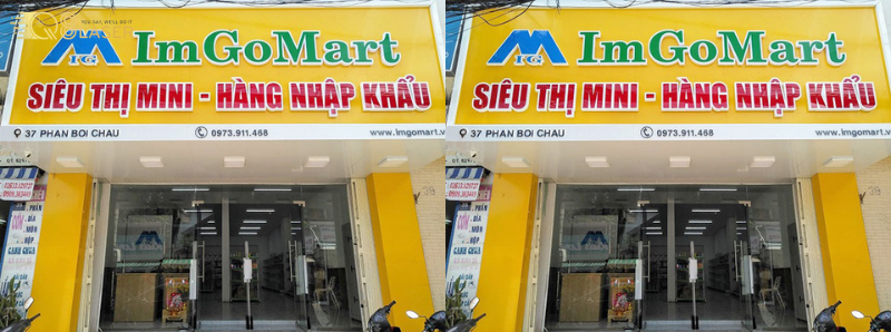 Bảng hiệu tập hóa đẹp dễ thu hút khách