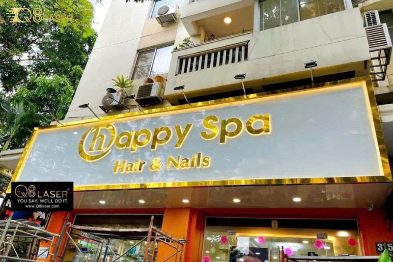 Bảng hiệu thẩm mỹ viện phun xăm sang trọng, chuyên nghiệp