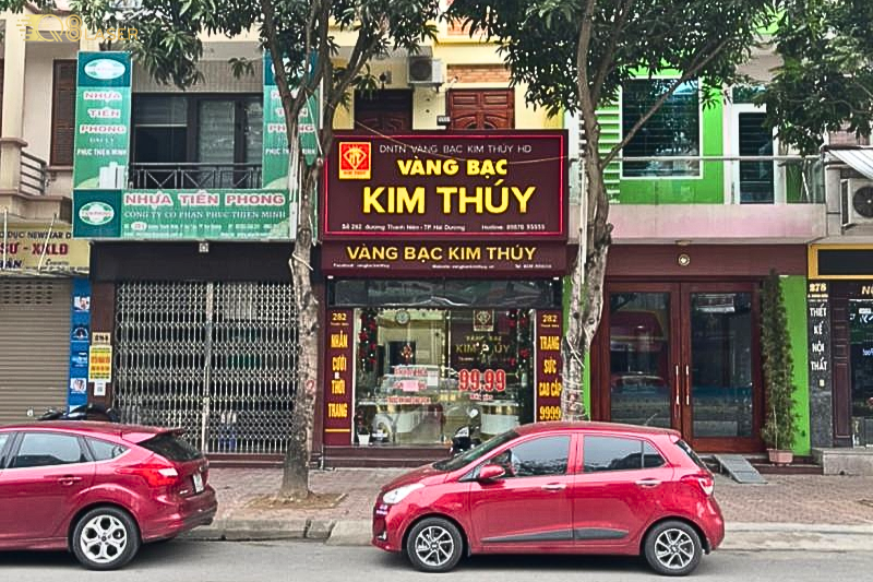 Bảng hiệu tiệm bạc đẹp, dễ nhìn