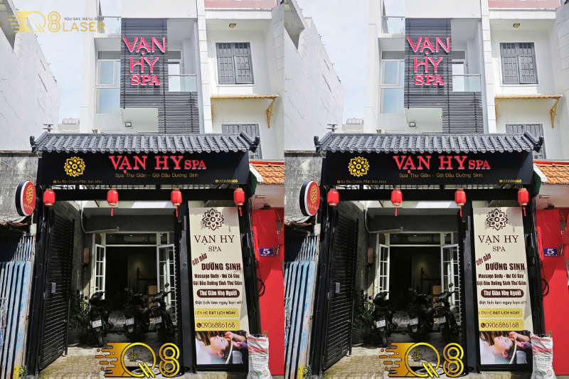 Bảng hiệu tiệm xăm cá tính, thu hút khách trẻ