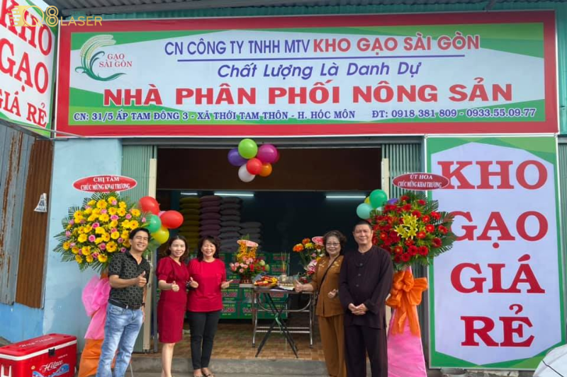 Bảng hiệu vựa gạo chắc chắn, sử dụng lâu dài