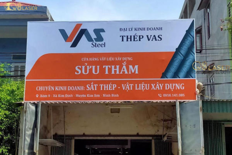 Bảng hiệu xây dựng phong cách chuyên nghiệp