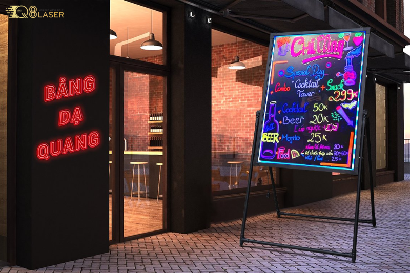 Bảng led dạ quang ánh sáng dịu mắt