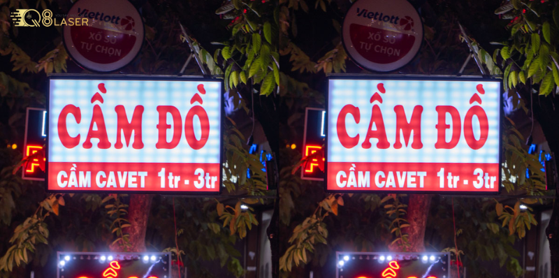 Bảng phát sáng hiện đại, dễ nhận diện