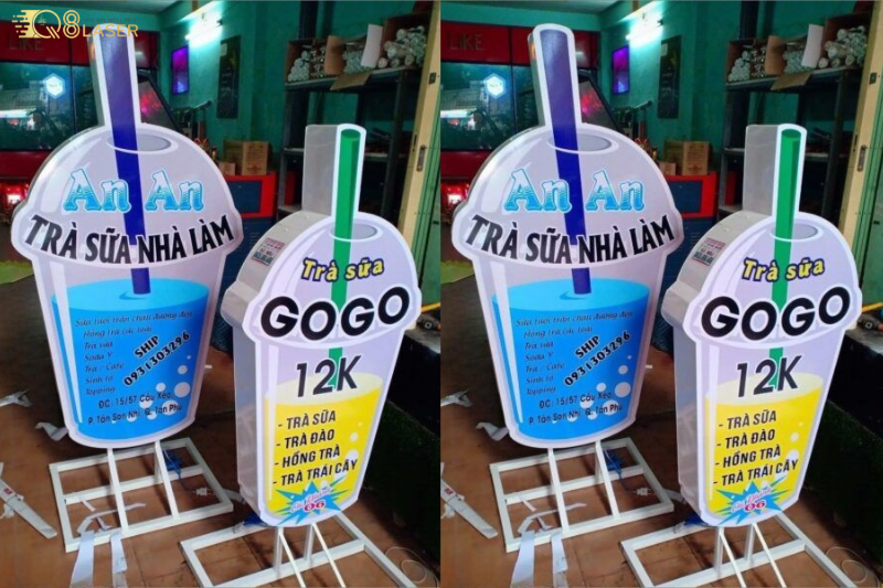 Bảng quảng cáo đứng phù hợp nhiều mặt bằng