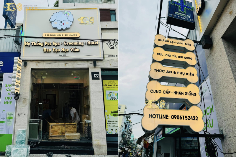 Bảng quảng cáo giúp cửa hàng dễ tìm hơn