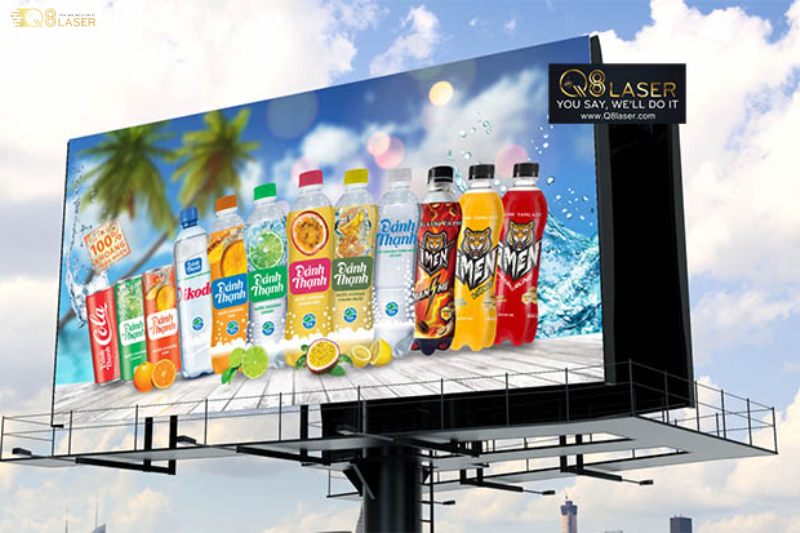 Bảng quảng cáo ngoài trời thiết kế chắc chắn