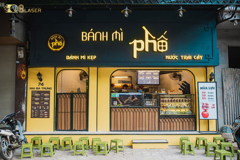 Biển ăn vặt đơn giản mà nổi