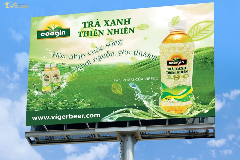 Biển bảng ngoài trời rõ ràng, dễ quan sát