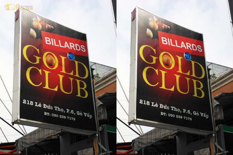 Biển bạt đẹp, thiết kế đơn giản