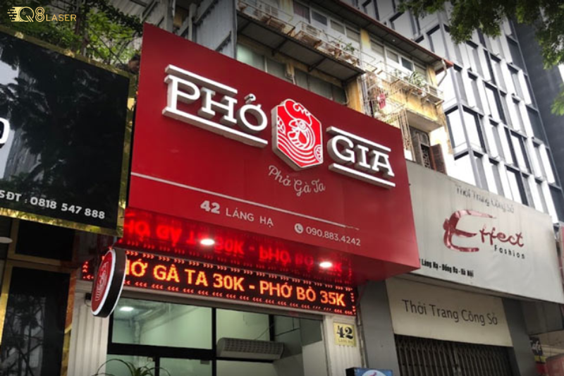 Biển bún phở đẹp, phù hợp quán ăn