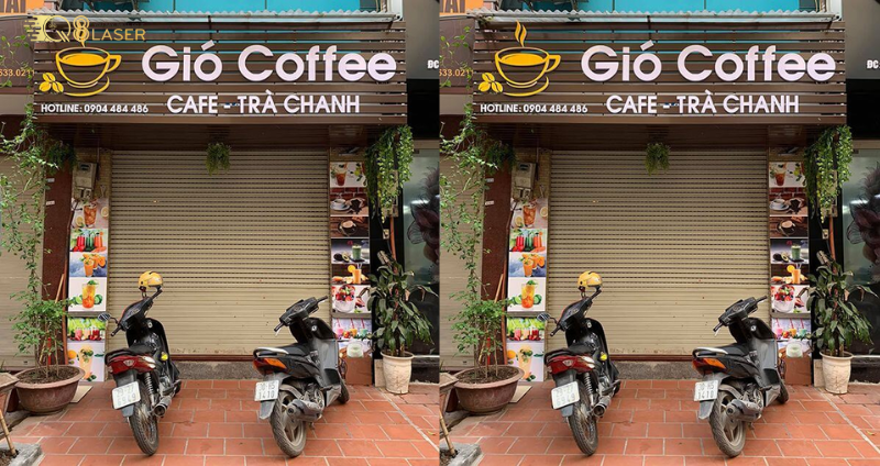 Biển cafe đơn giản nhưng cực kỳ hút mắt