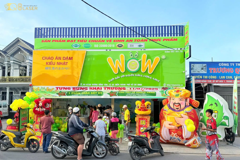 Biển cháo lòng kết hợp biển cháo dinh dưỡng tiện lợi