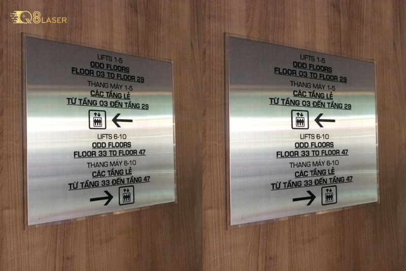 Biển chỉ dẫn khách sạn sang trọng, nâng tầm trải nghiệm khách lưu trú