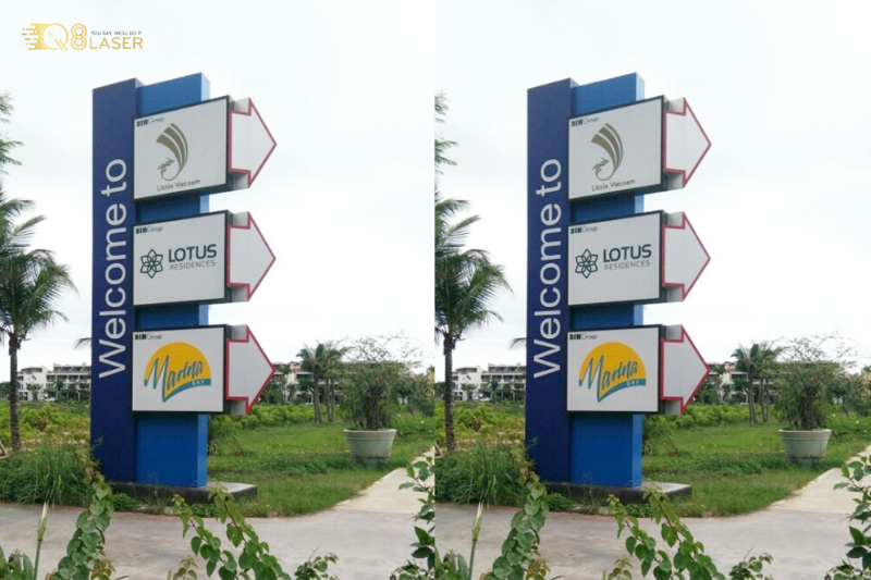 Biển chỉ dẫn toà nhà chuẩn hóa, đảm bảo tính thẩm mỹ và công năng