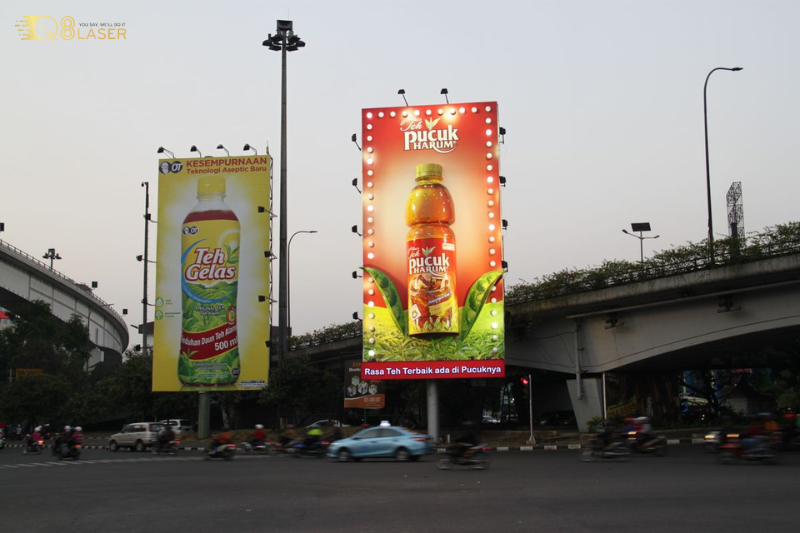 Biển chữ sáng thiết kế nổi bật