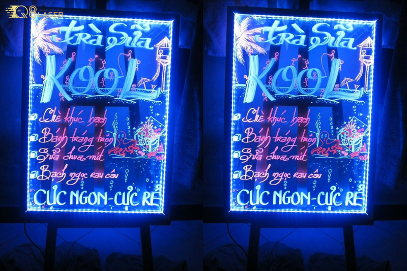 Biển dạ quang thiết kế tinh tế