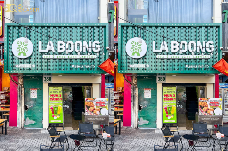 Biển đồ ăn vặt thu hút học sinh