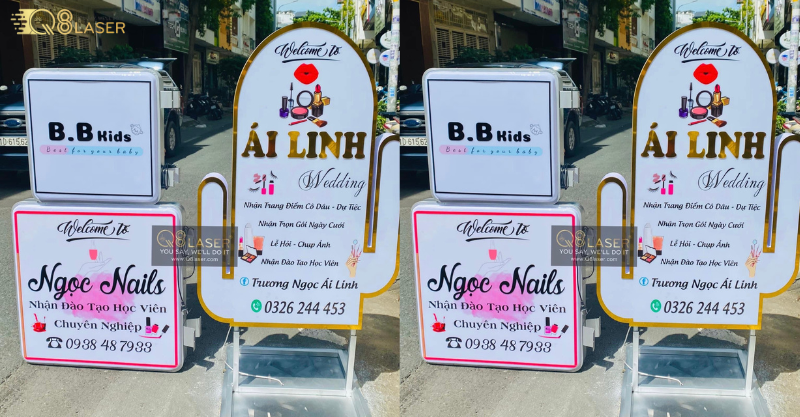 Biển đứng quảng cáo thu hút khách vãng lai