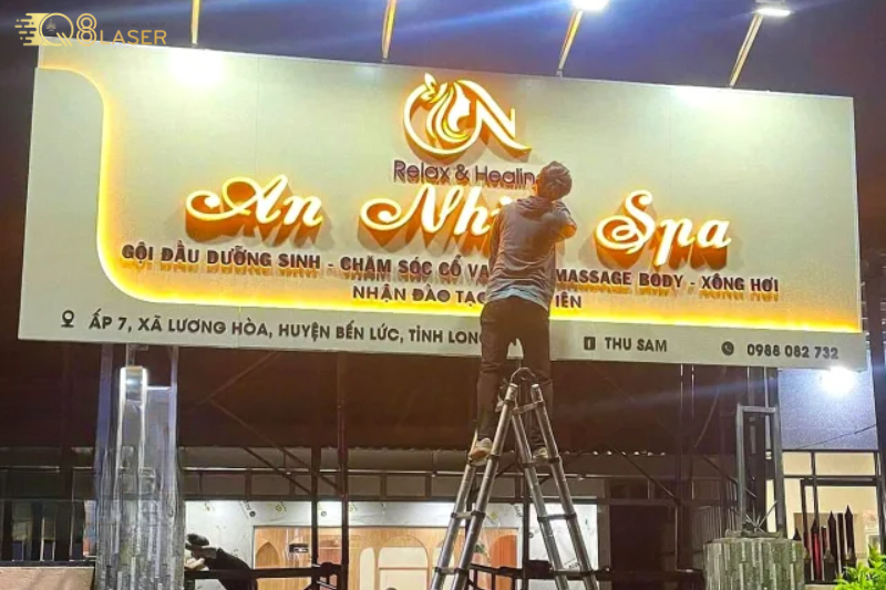 Biển gội đầu đẹp, hợp không gian spa