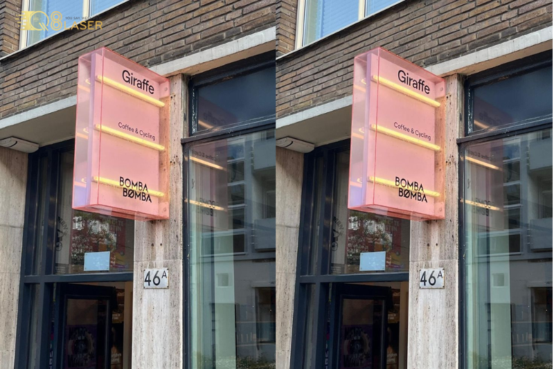 Biển hiệu màu hồng cho spa, nail, mỹ phẩm