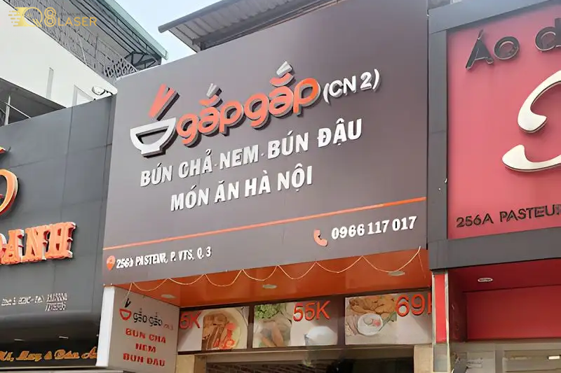 Biển hiệu nhà hàng đẹp giúp nâng cao hình ảnh và độ tin cậy