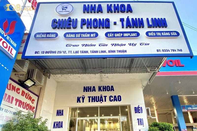 Biển hiệu nha khoa thiết kế hiện đại