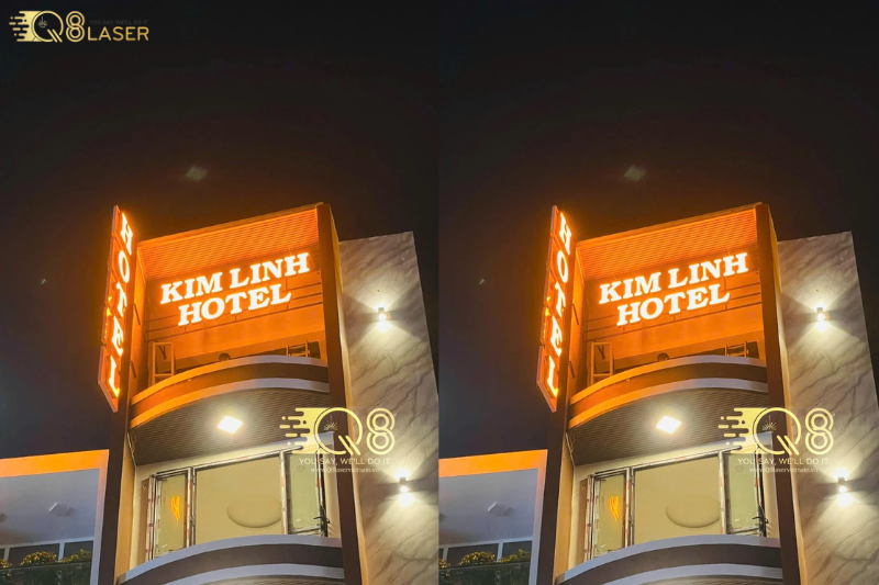 Biển hiệu nhà nghỉ hiện đại, dễ nhìn