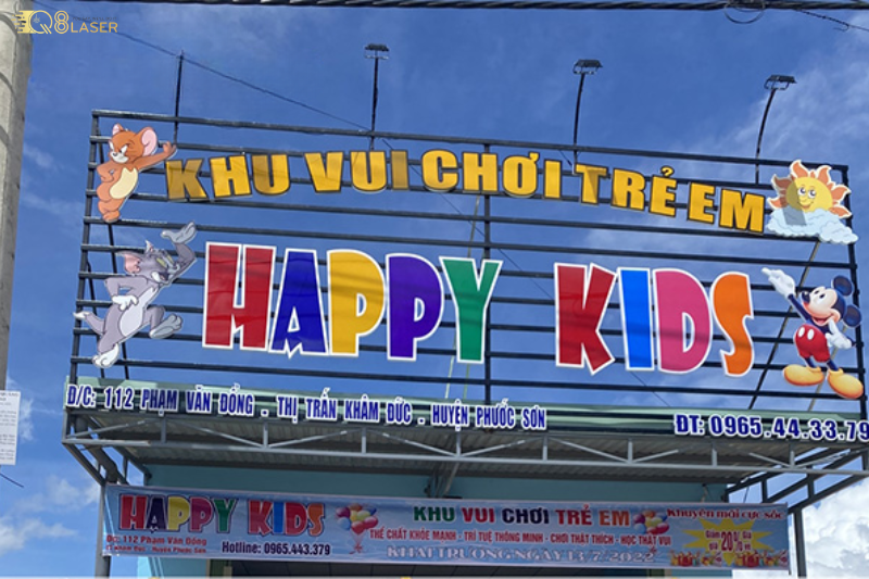 Biển khu vui chơi trẻ em thiết kế dễ thương