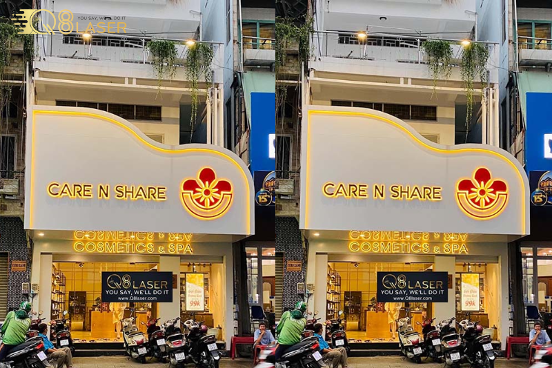 Biển makeup đẹp thu hút khách