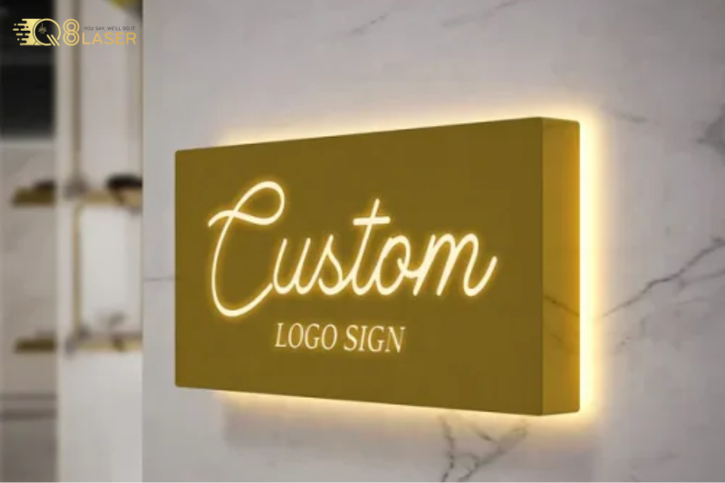 Biển mica âm bản sáng đẹp, không chói